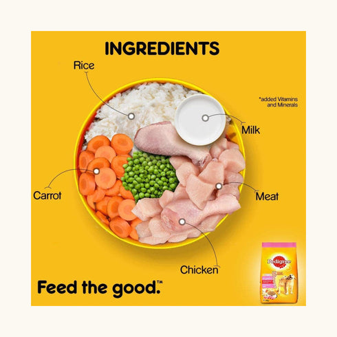 Pedigree Chicken & Milk Dry Puppy Food
